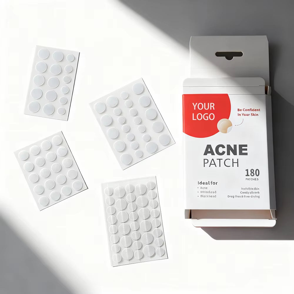 Wholesale Private Label Organic Herbal Hydrocolloid Pimple Patches 36 Patches Tea Tree Oil Salicylic Acid Acne Spot Treatment