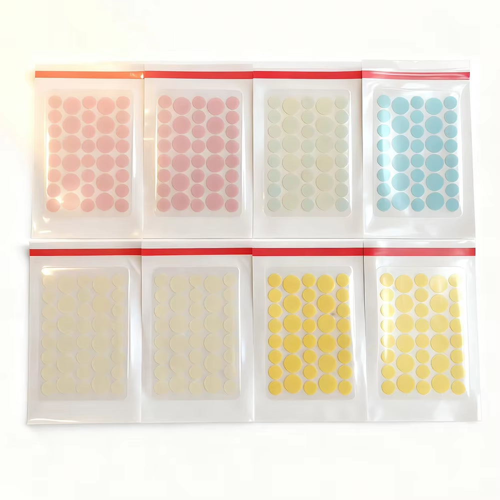 Wholesale Private Label Organic Herbal Hydrocolloid Pimple Patches 36 Patches Tea Tree Oil Salicylic Acid Acne Spot Treatment